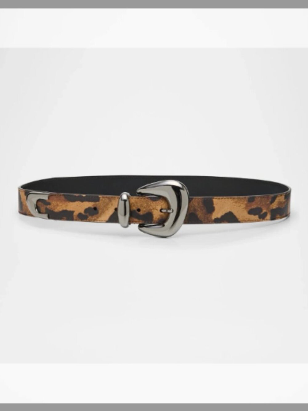 Christian Louboutin NWT Bubble Bengali-Print Leather Belt (ORIG $699) w/tax (L)